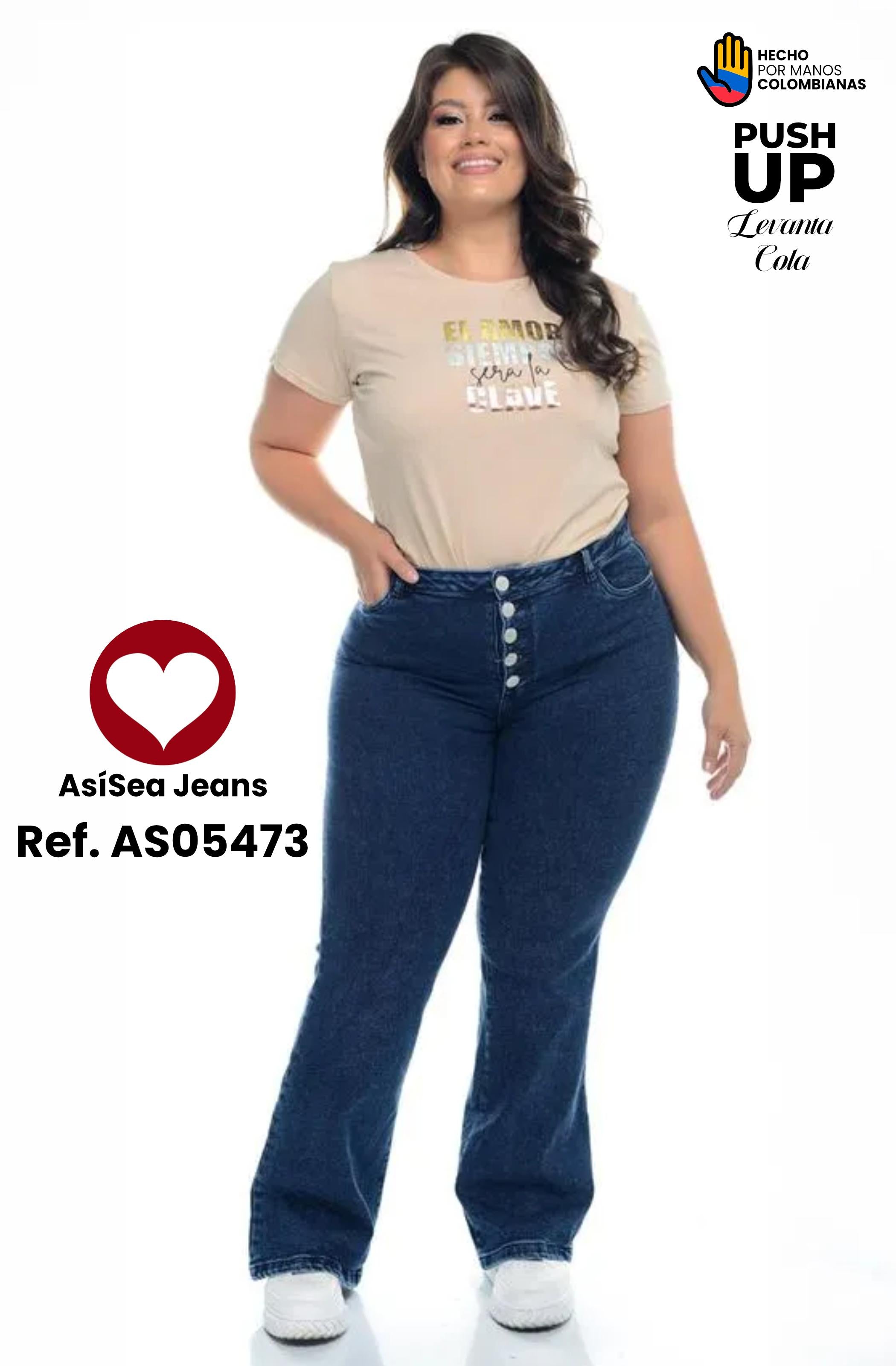 Ref. 011 -AS05473 Jean Bota Campana Levantacola - Ropa Colombiana