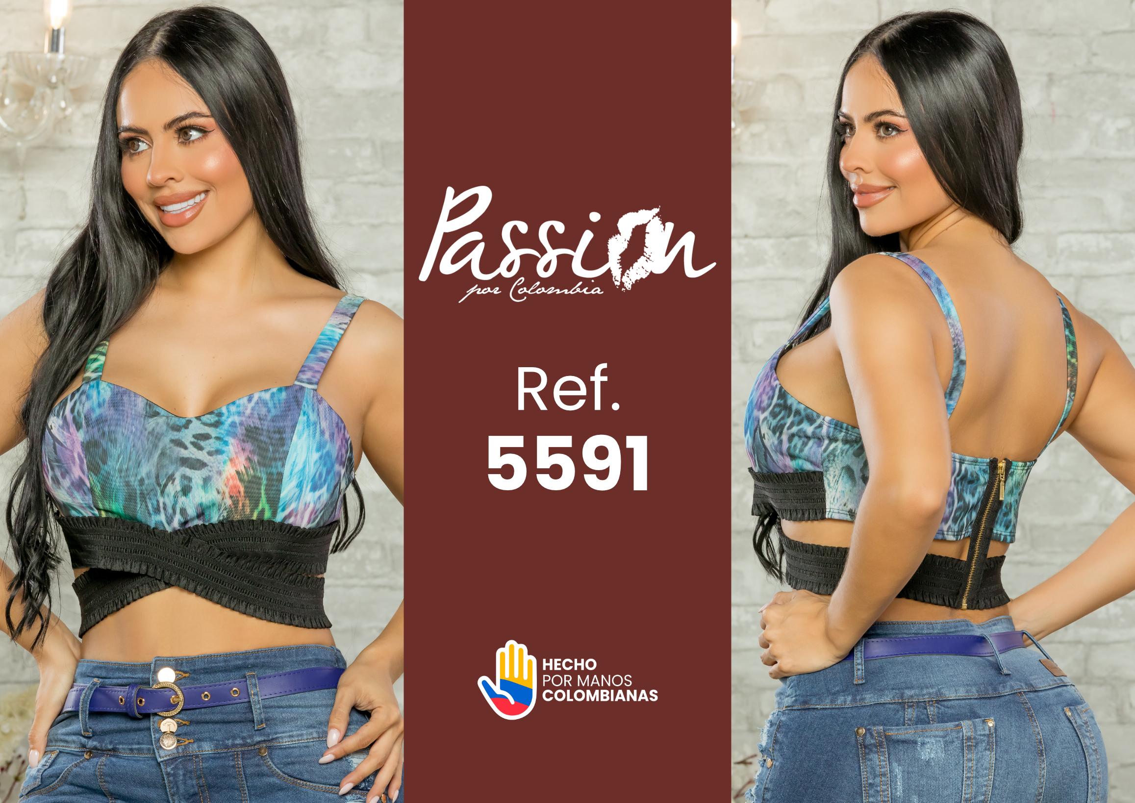Ref. 005 -5591 Blusa Sexy Dama - Ropa Colombiana