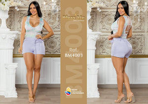 Ref. 058 -BM4003 Conjunto body y short - Ropa Colombiana
