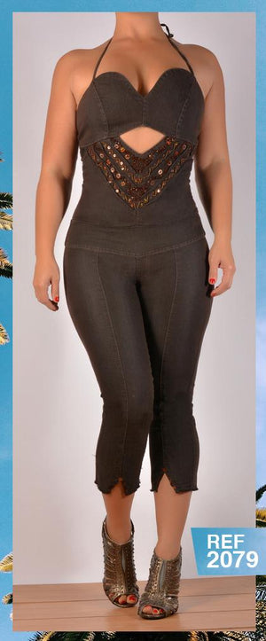 Ref. 007 -2079C Enterizo Capri - Ropa Colombiana