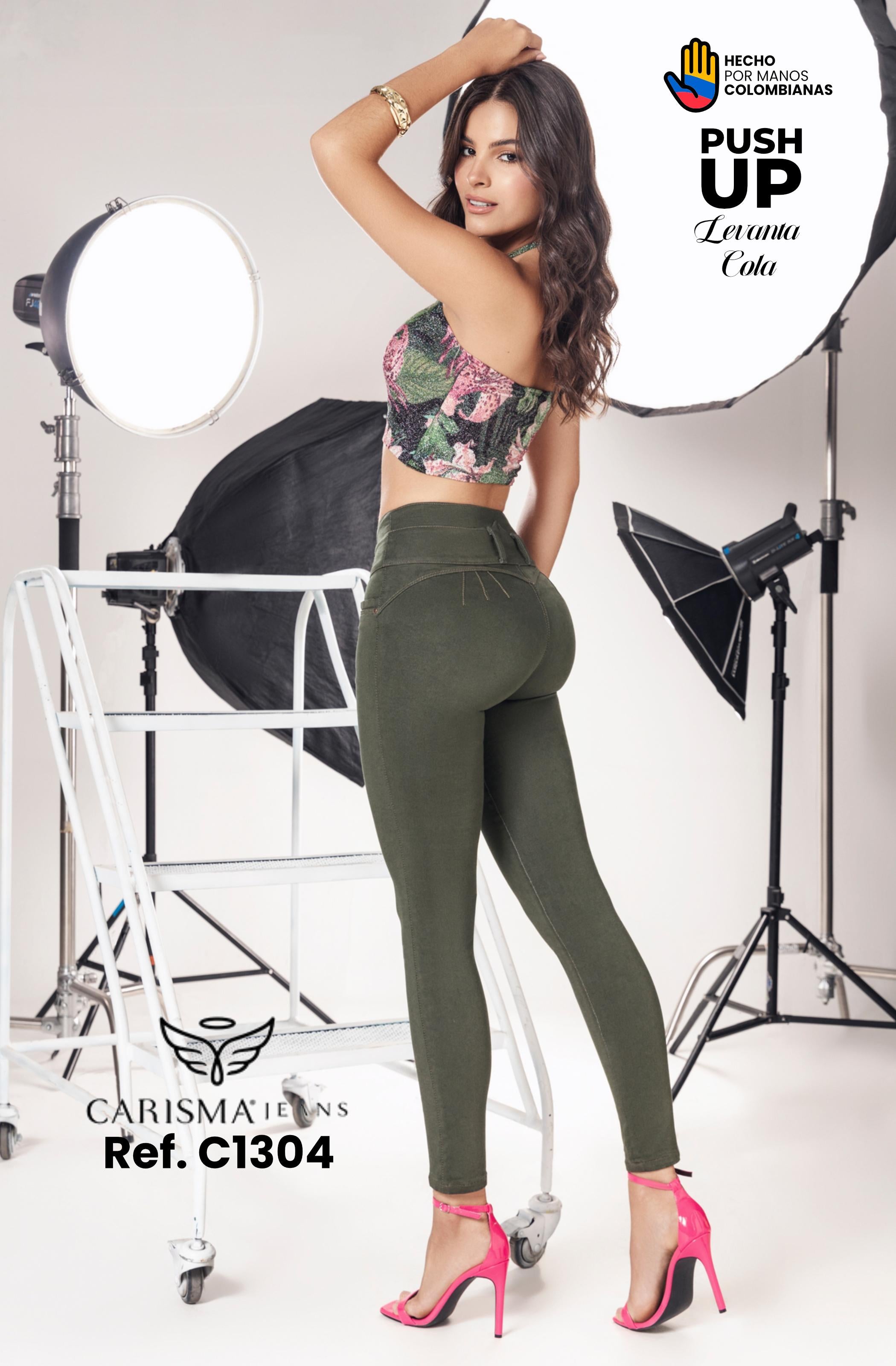 Ref. 070 -C1304 Jean Levantacola Colombiano - Ropa Colombiana