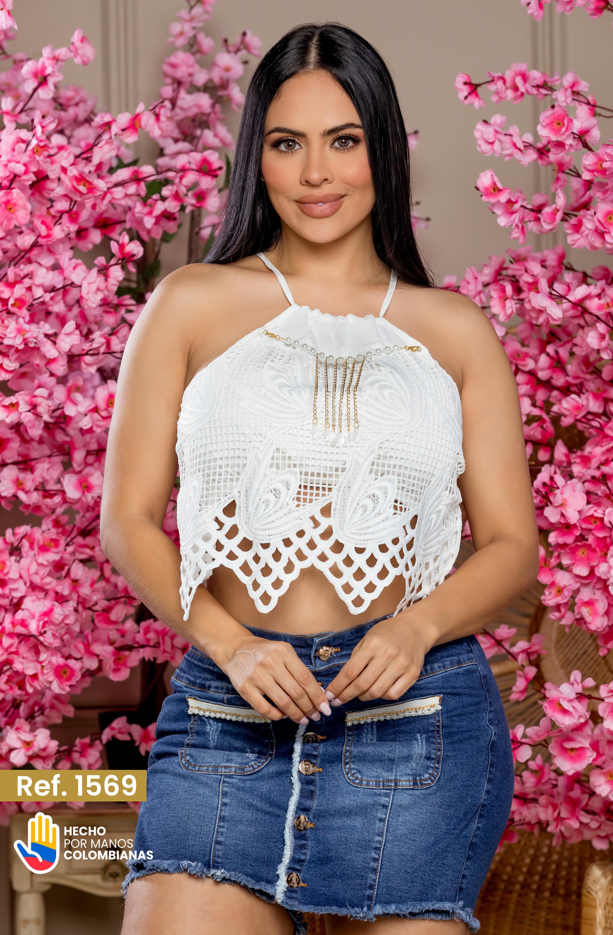 Ref. 004 -1569 BLUSA SOLO AMOR - Ropa Colombiana