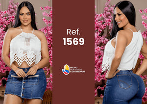 Ref. 004 -1569 BLUSA SOLO AMOR - Ropa Colombiana