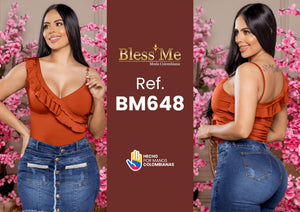 Ref. 071 -BM648 Blusa colombiana Bless Me - Ropa Colombiana