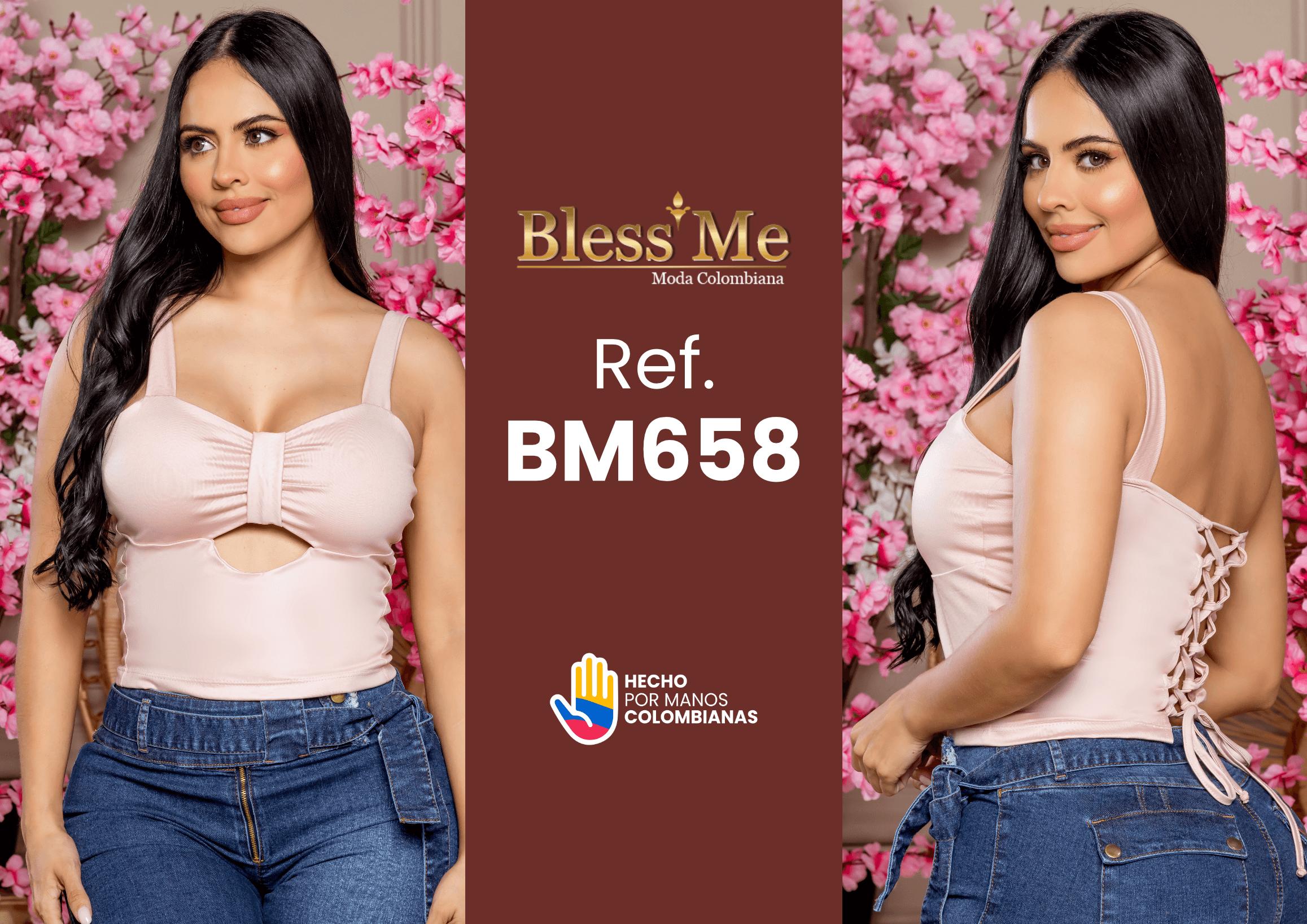 Ref. 071 -BM658 Blusa boutique colombiana - Ropa Colombiana