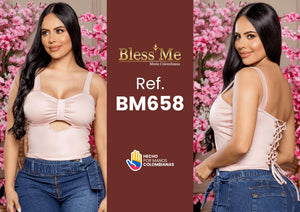 Ref. 071 -BM658 Blusa boutique colombiana - Ropa Colombiana