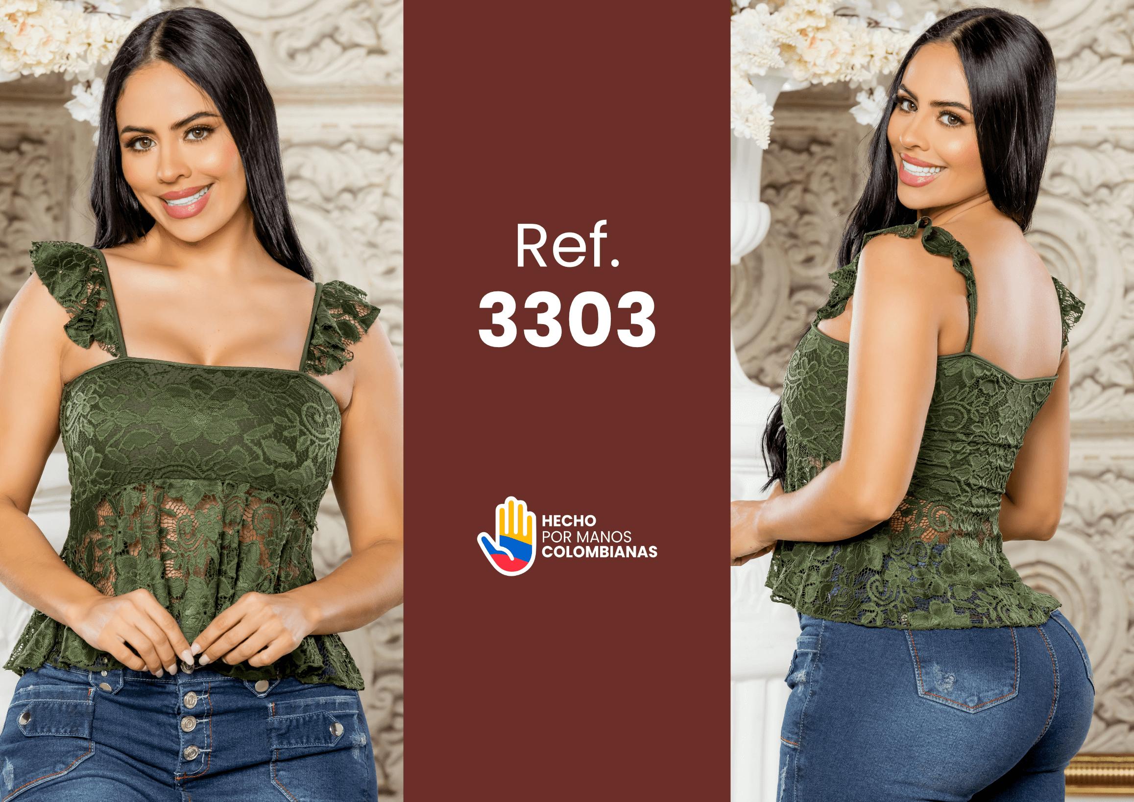 Ref. 004 -3303 Blusa Sexy - Ropa Colombiana
