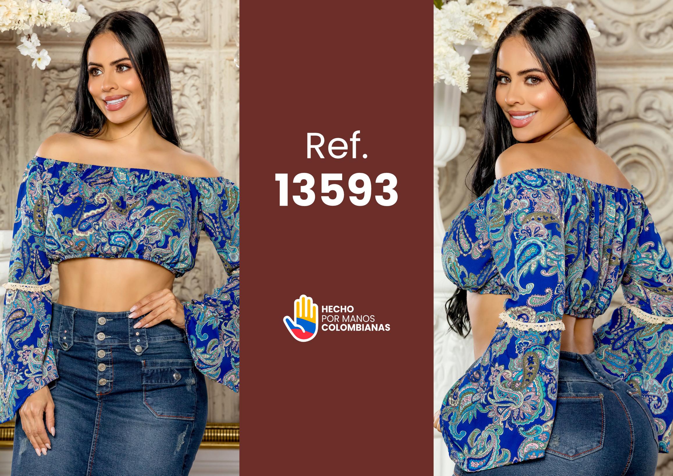 Ref. 015 -13593 Blusa Moda Campesina - Ropa Colombiana