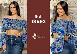 Ref. 015 -13593 Blusa Moda Campesina - Ropa Colombiana