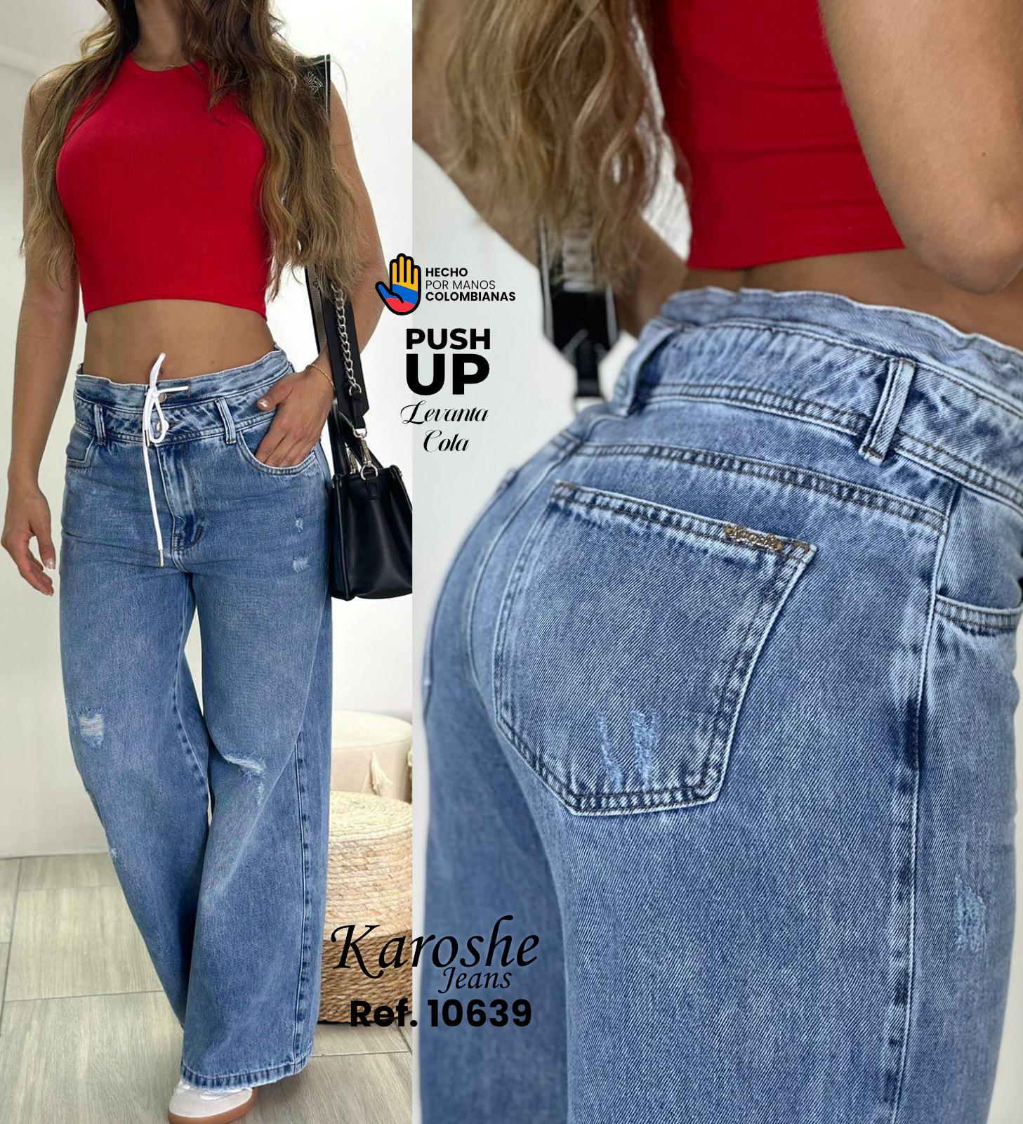 Ref. 120554 -K10639 Jean Colombiano Levantacola Push Up - Ropa Colombiana
