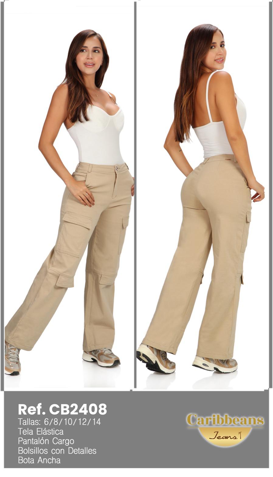 Ref. 041 -CB2408 Push Up Cargo Jean