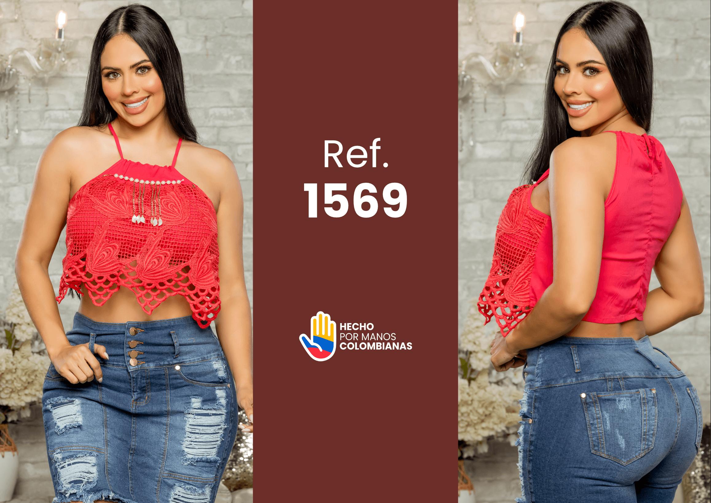 Ref. 004 -1569 BLUSA SOLO AMOR - Ropa Colombiana