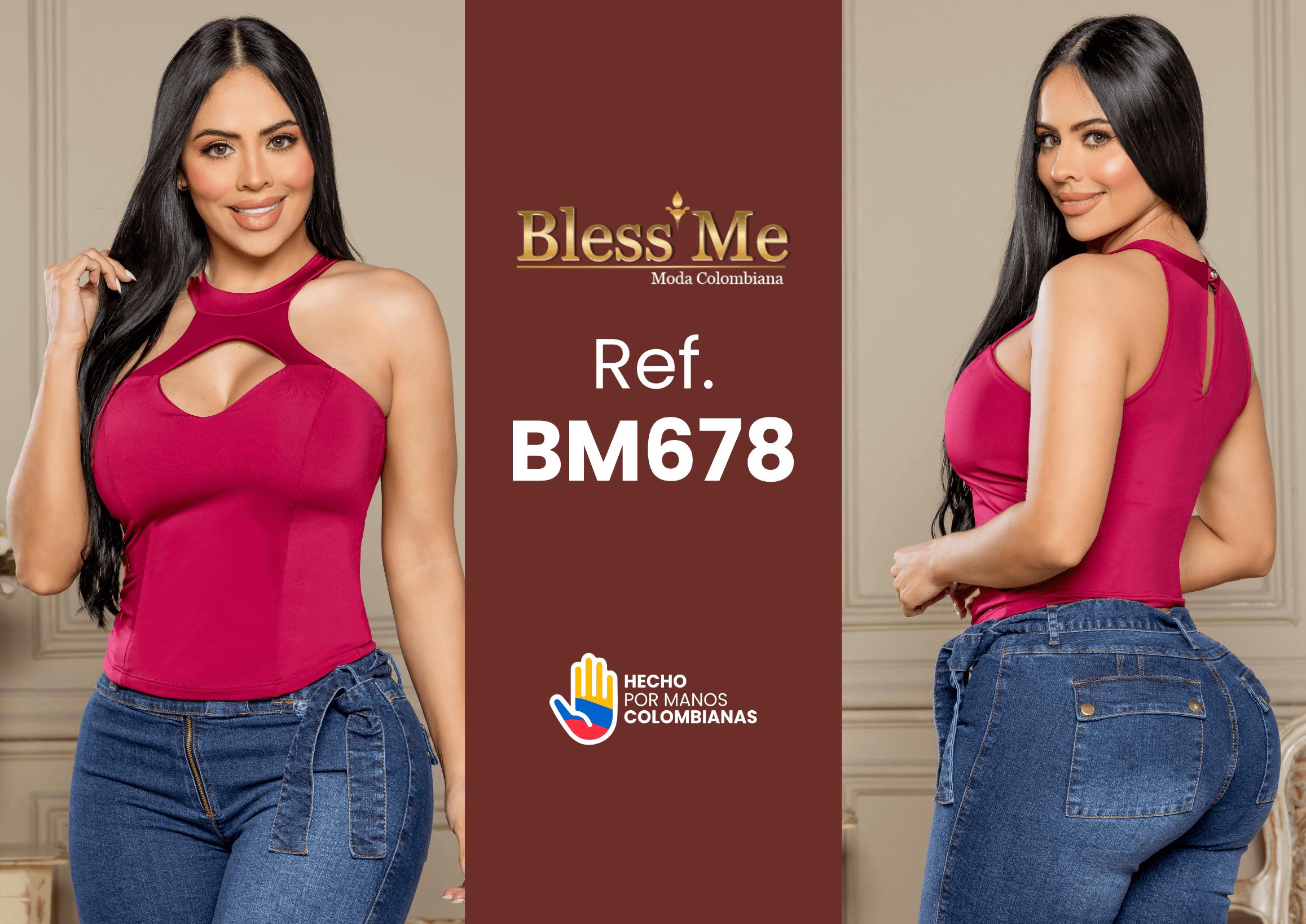Ref. 082 -BM678 Blusa colombiana - Ropa Colombiana
