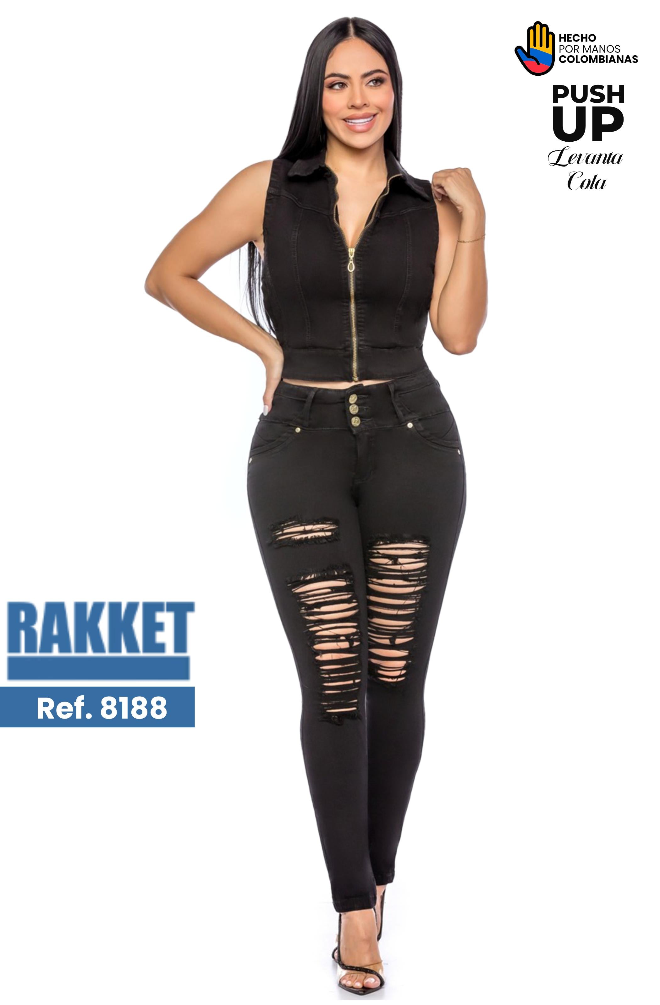 Ref. 006 -8188 Conjunto Largo Push Up con Chaleco