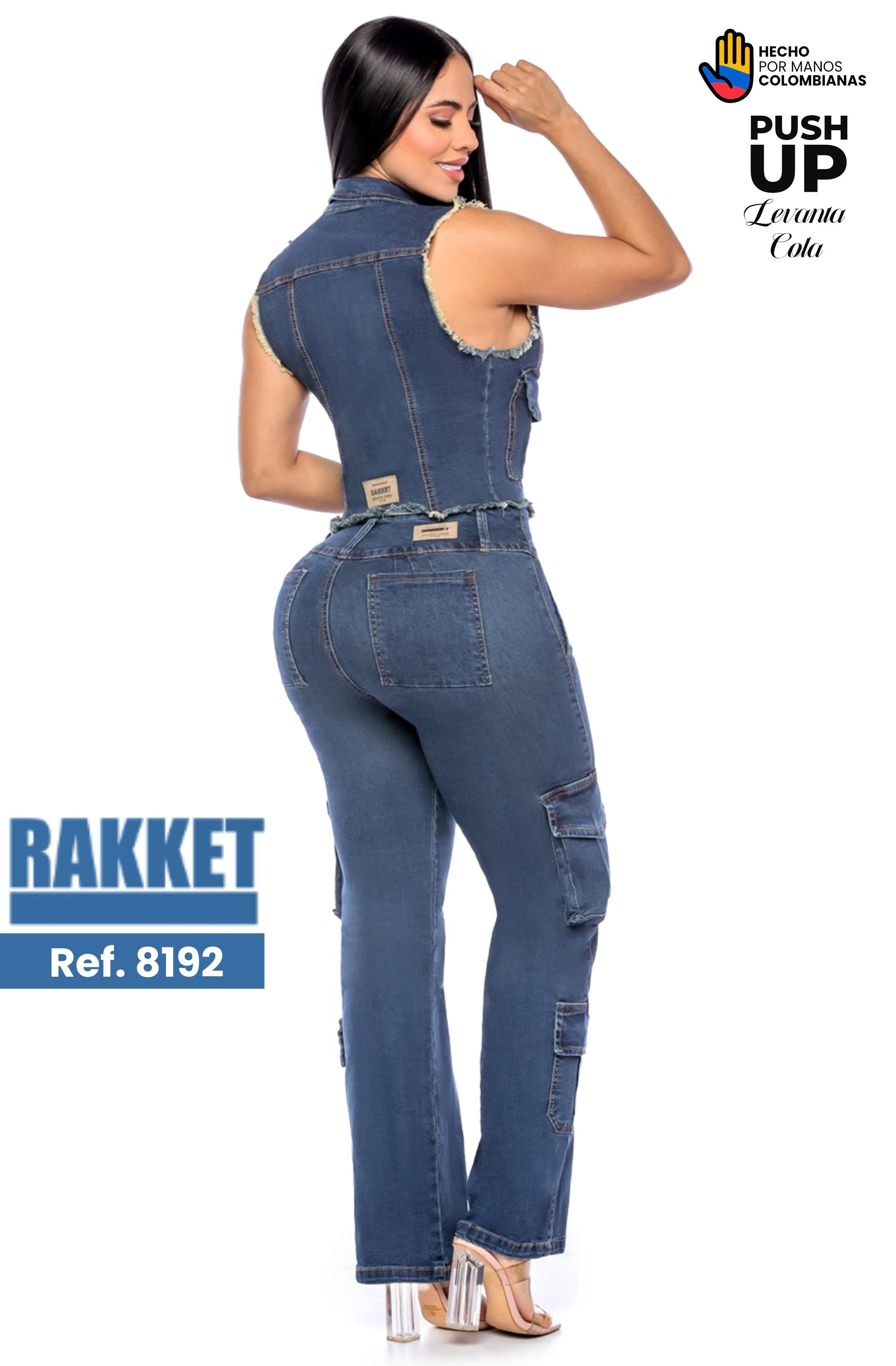 Ref. 006 -8192 Conjunto Largo Push Up con Chaleco