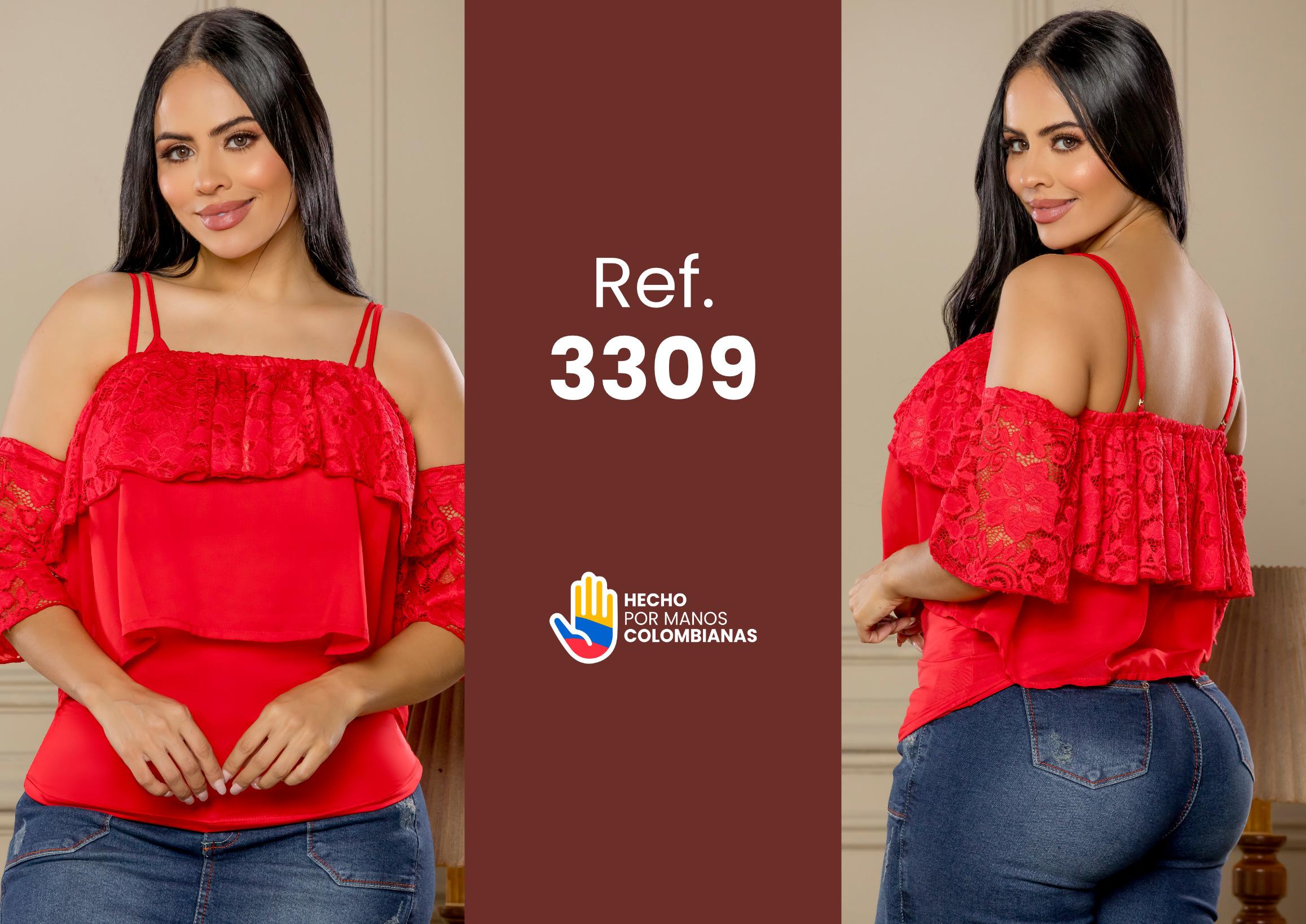 Ref. 004 -3309 Blusa Sexy - Ropa Colombiana