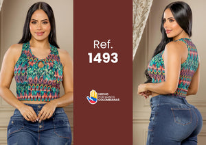Ref. 015 -1493 Blusa Sexy Dama - Ropa Colombiana