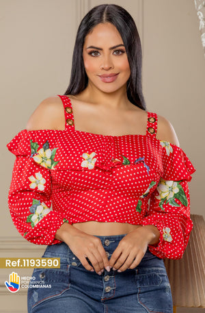 Ref. 045 -1193590 Blusa Colombiana de Moda - Ropa Colombiana