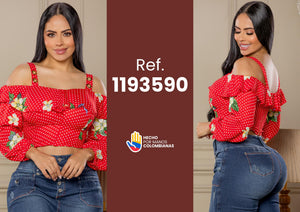 Ref. 045 -1193590 Blusa Colombiana de Moda - Ropa Colombiana