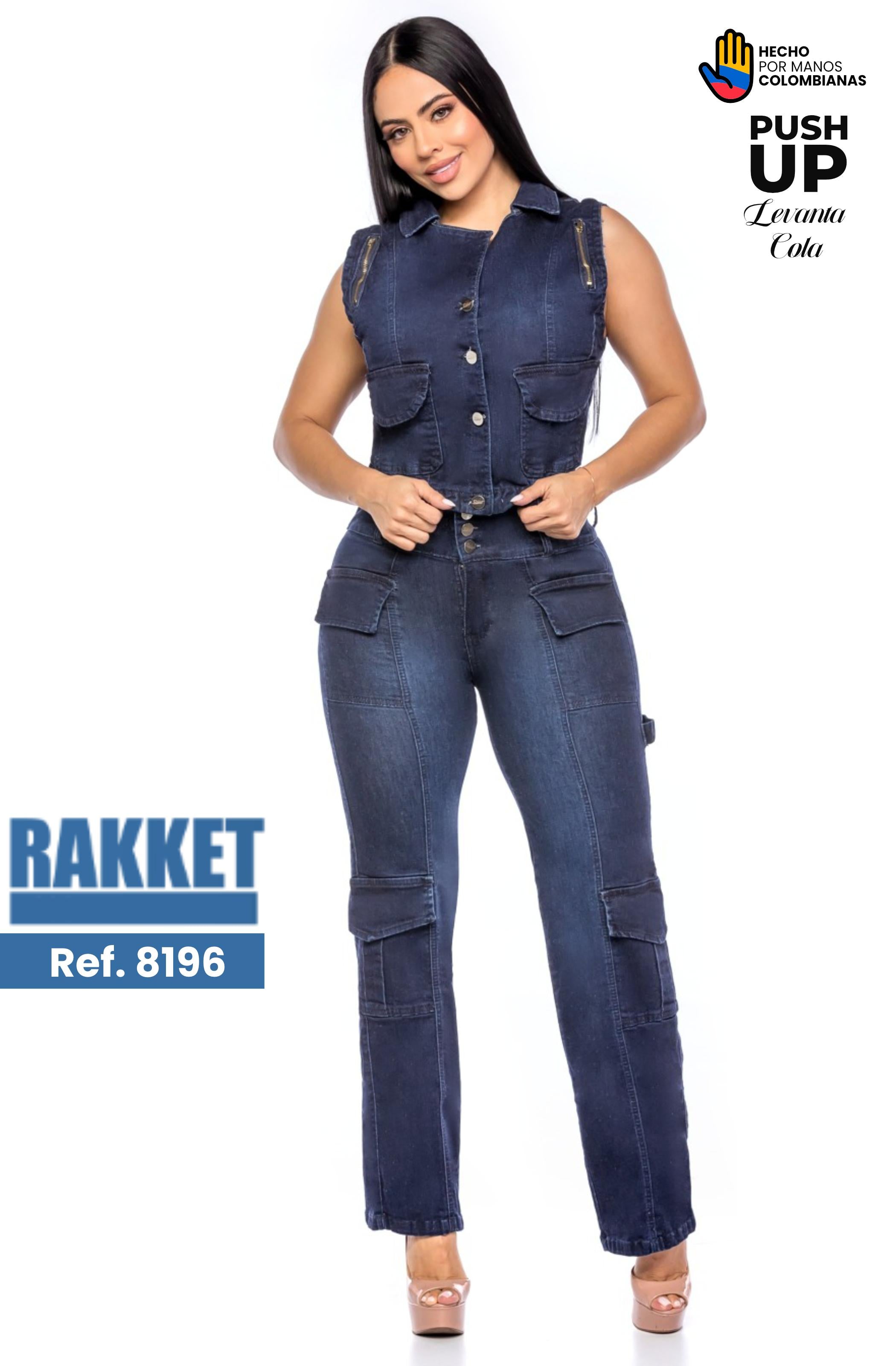 Ref. 006 -8196 Conjunto Largo Push Up con Chaleco