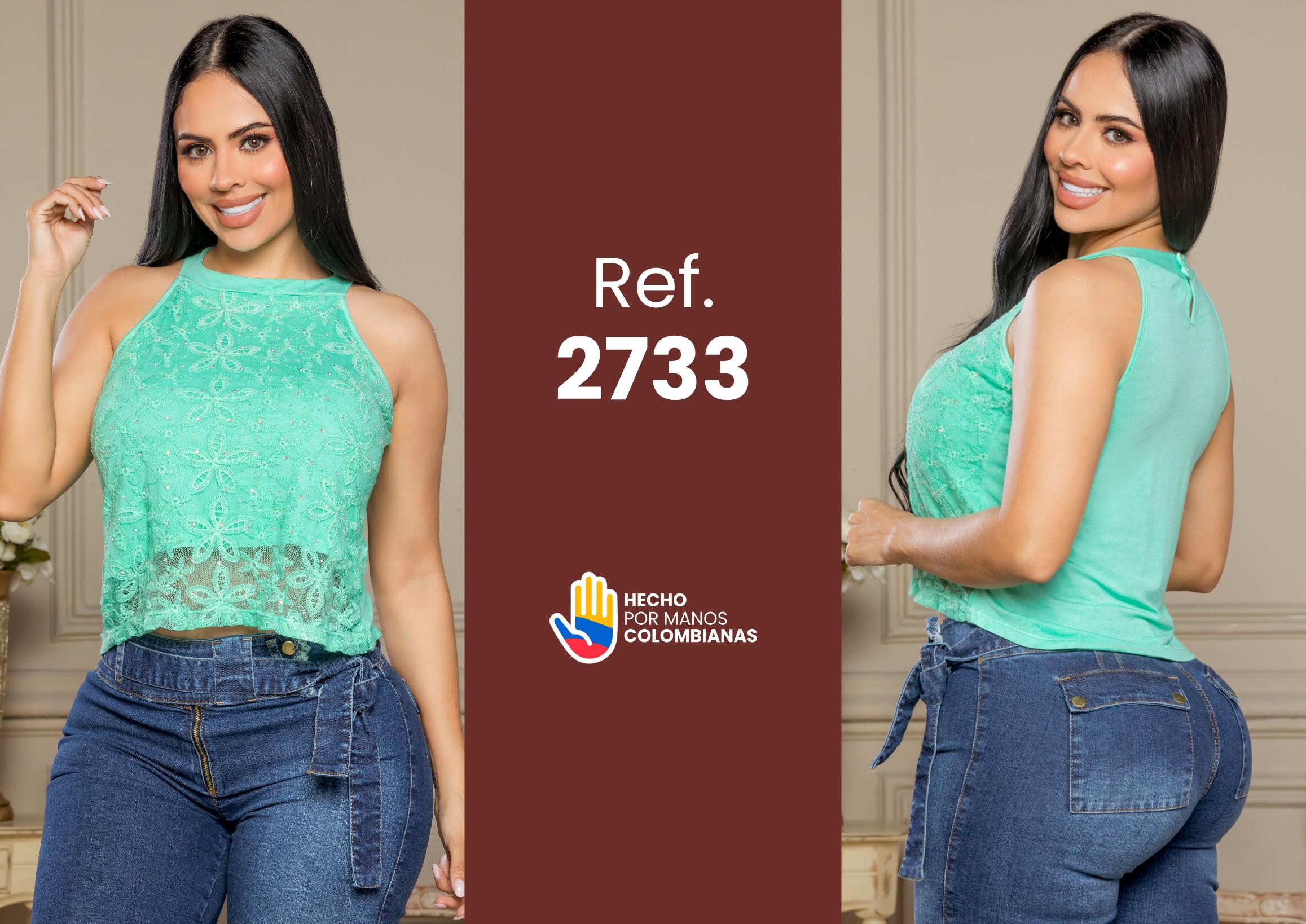 Ref. 015 -2733 Blusa Halter Dama - Ropa Colombiana