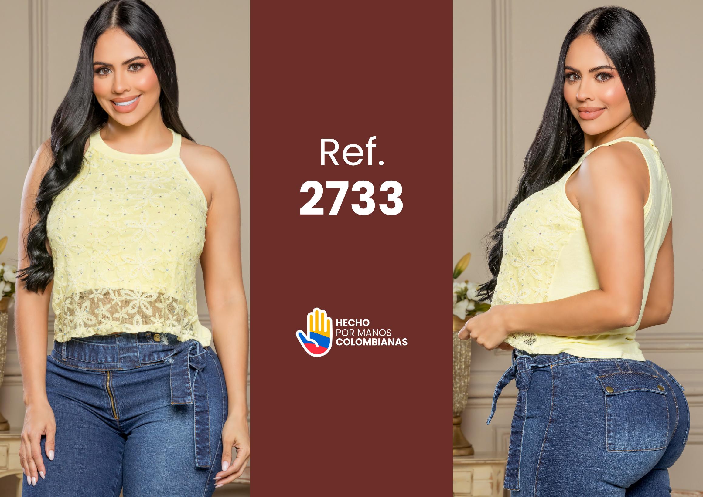 Ref. 015 -2733 Blusa Halter Dama - Ropa Colombiana