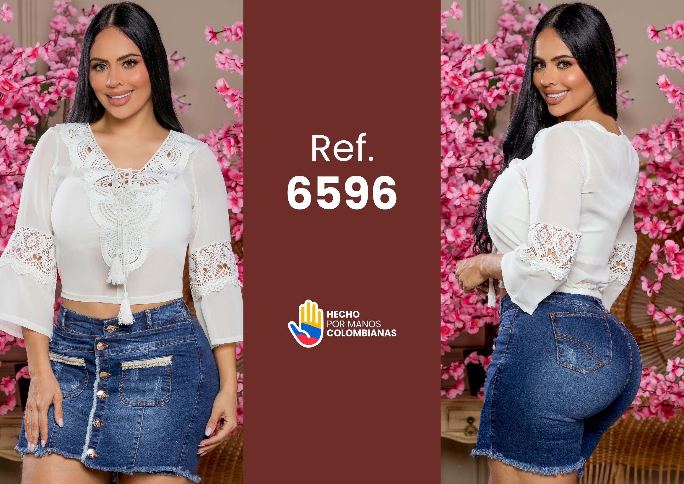 Ref. 015 -6596 Blusa Sexy Dama - Ropa Colombiana