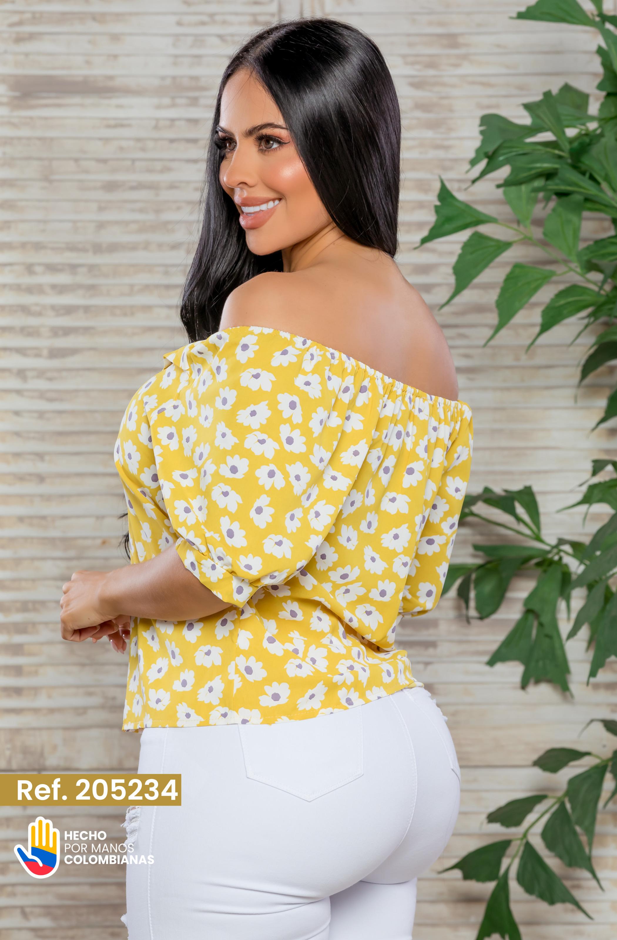 Ref. 068 -205234 Blusa Manga Larga para Dama - Ropa Colombiana