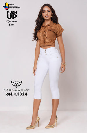 Ref. 070 -C1324 Short Capri Levantacola Push Up - Ropa Colombiana