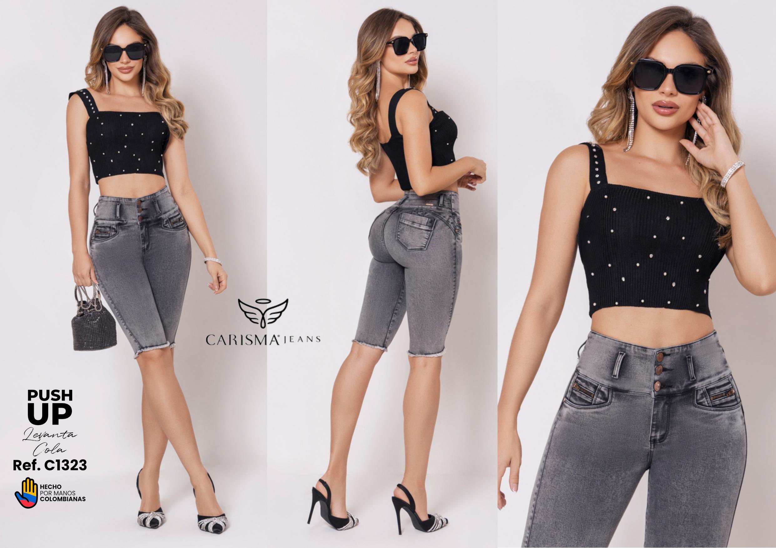 Ref. 070 -C1323 Short Capri Levantacola Push Up - Ropa Colombiana