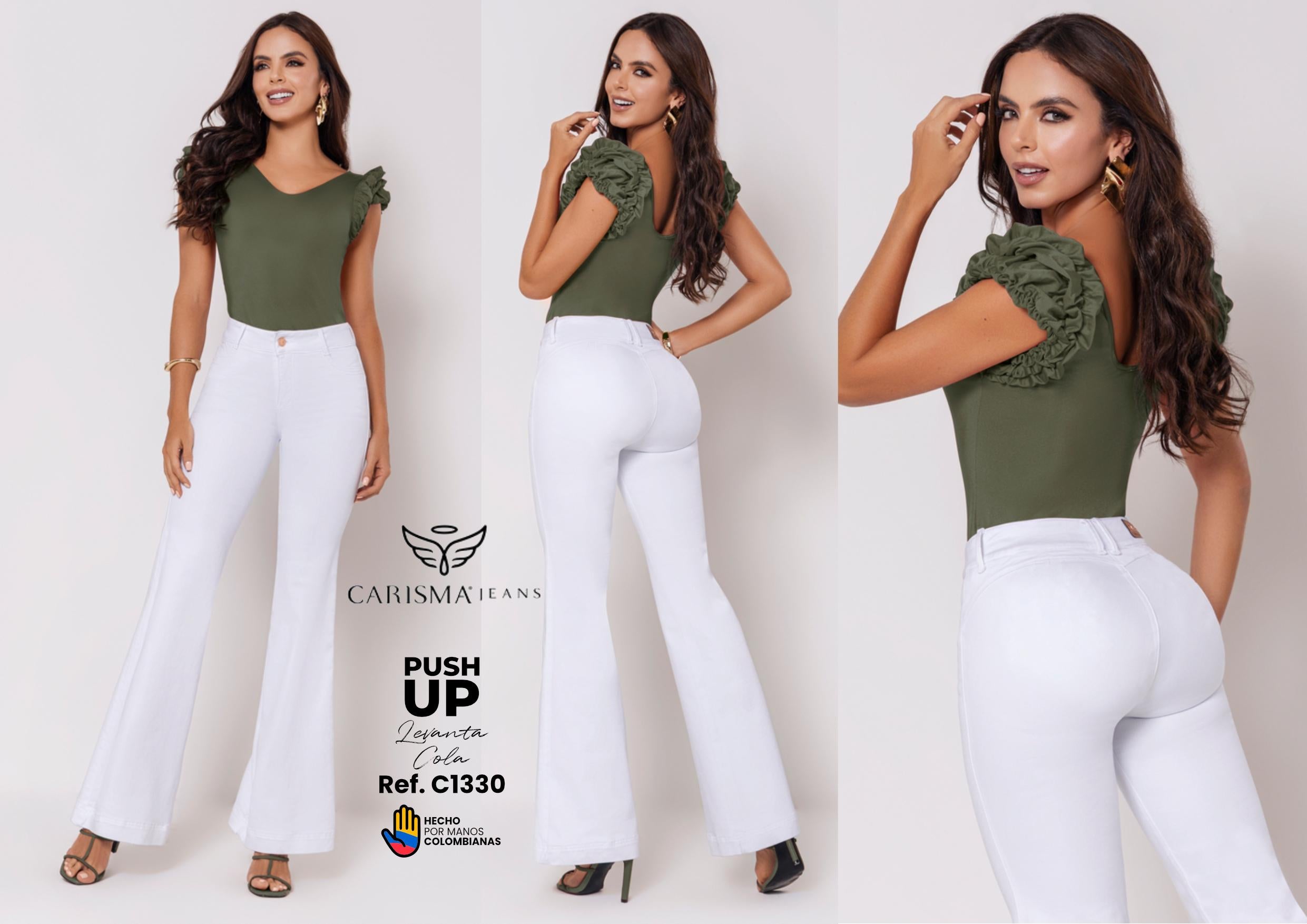 Ref. 070 -C1330 Jean Push Up Levantacola Colombiano - Ropa Colombiana