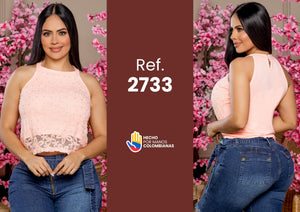 Ref. 015 -2733 Blusa Halter Dama - Ropa Colombiana