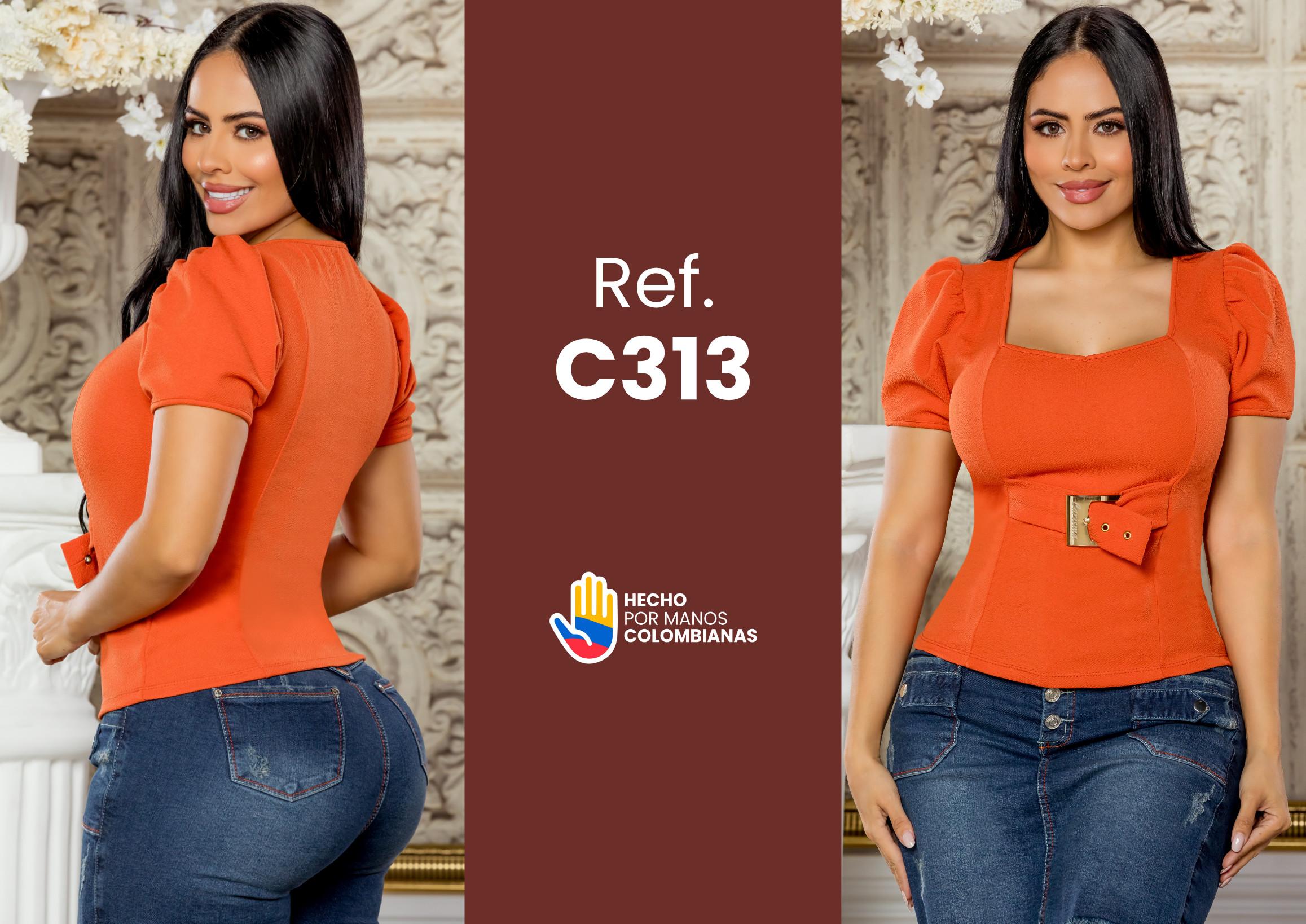 Ref. 070 -C313 Blusa colombiana boutique de moda - Ropa Colombiana