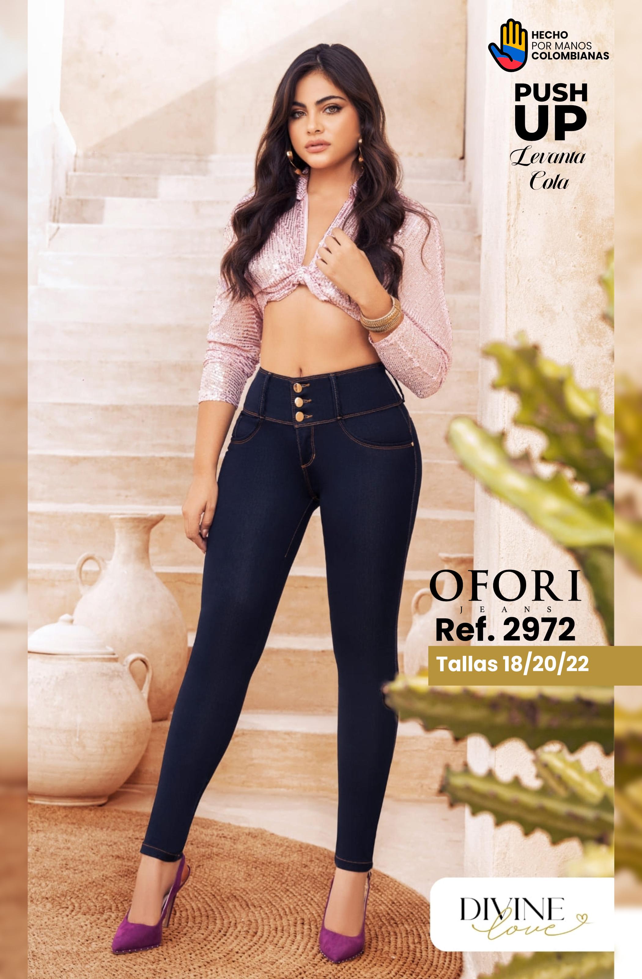 Ref. 8521447 -2972 VENECIA Jean Colombiano Push Up con bolsillos - Ropa Colombiana