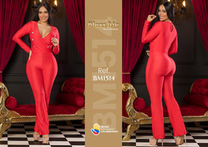 Ref. 058 -BM1514 Enterizo bota ancha boutique - Ropa Colombiana