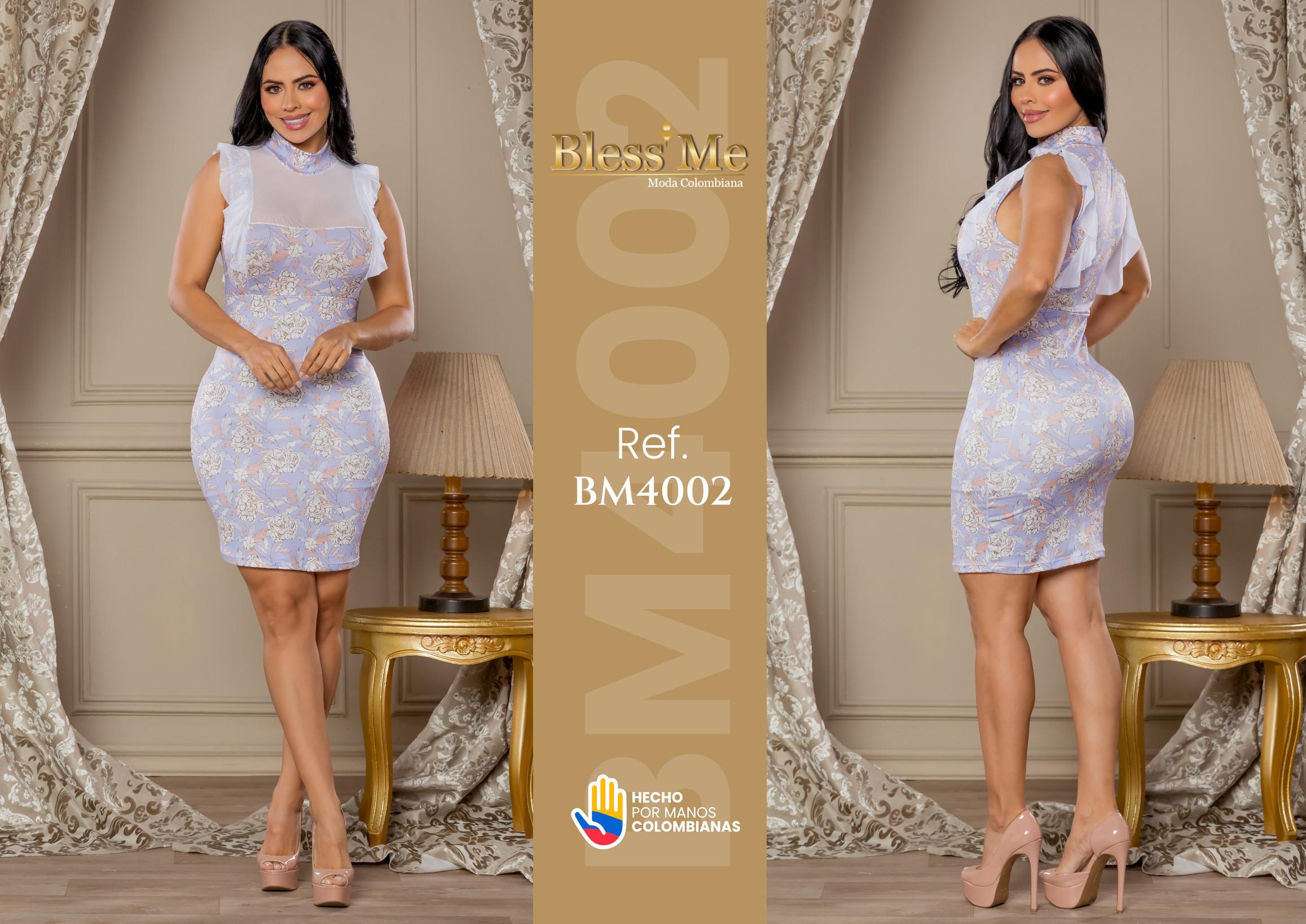 Ref. 058 -BM4002 Vestido Corto - Ropa Colombiana