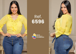 Ref. 015 -6596 Blusa Sexy Dama - Ropa Colombiana
