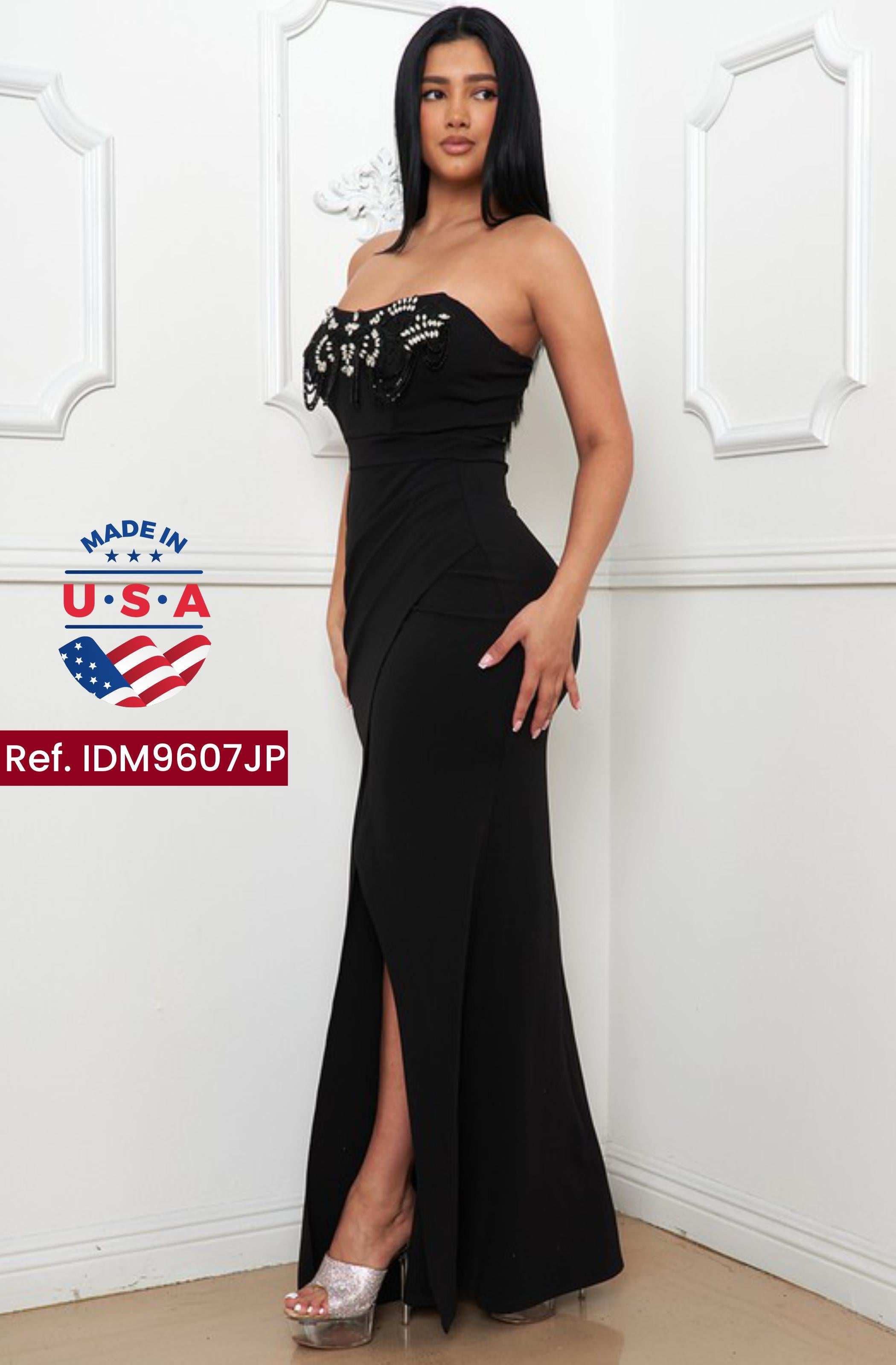 Ref. 003 -IDM9607JP Vestido de Fiesta Largo - Ropa Colombiana