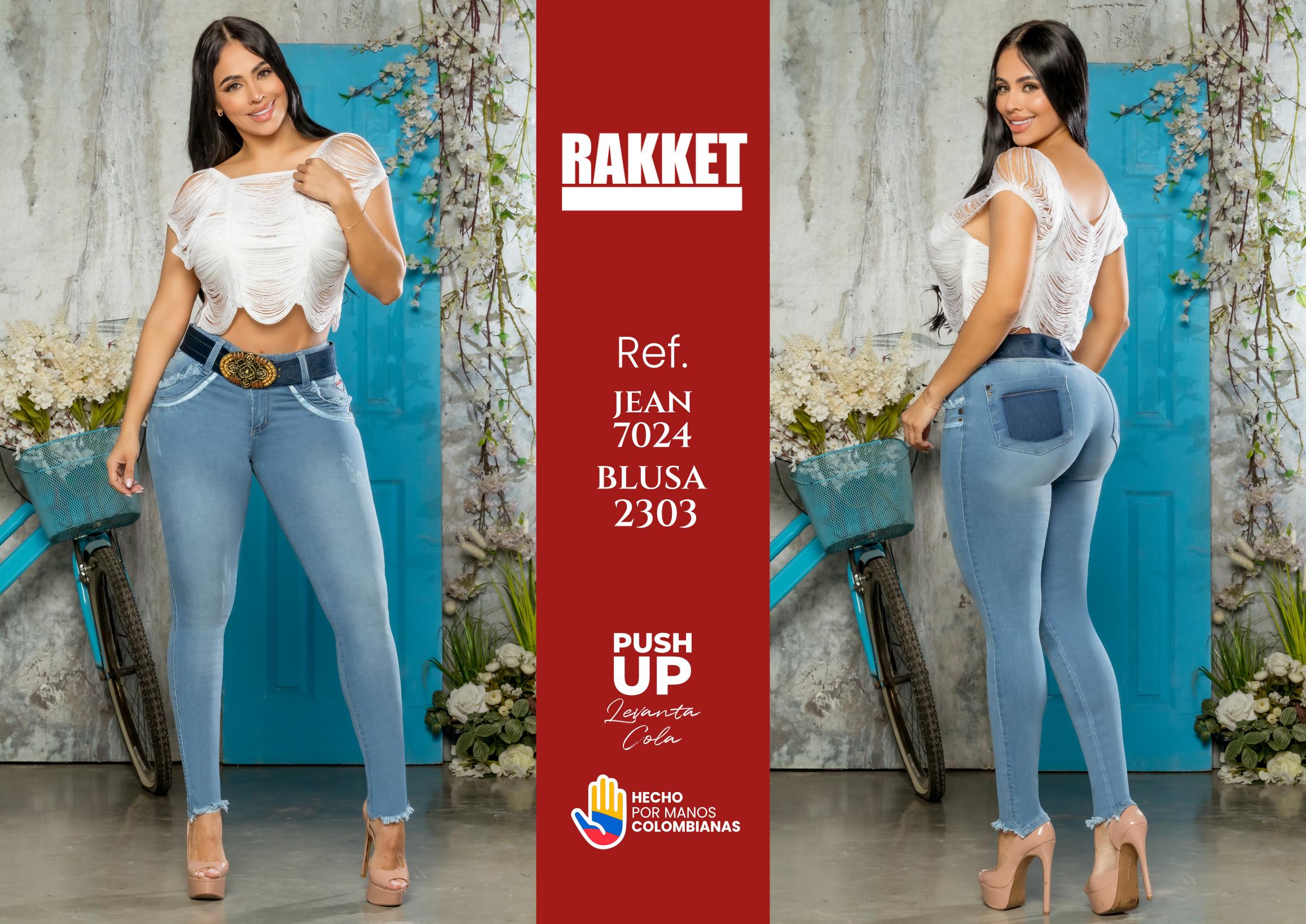 Ref. 006 -7024 Jean levantacola - Ropa Colombiana
