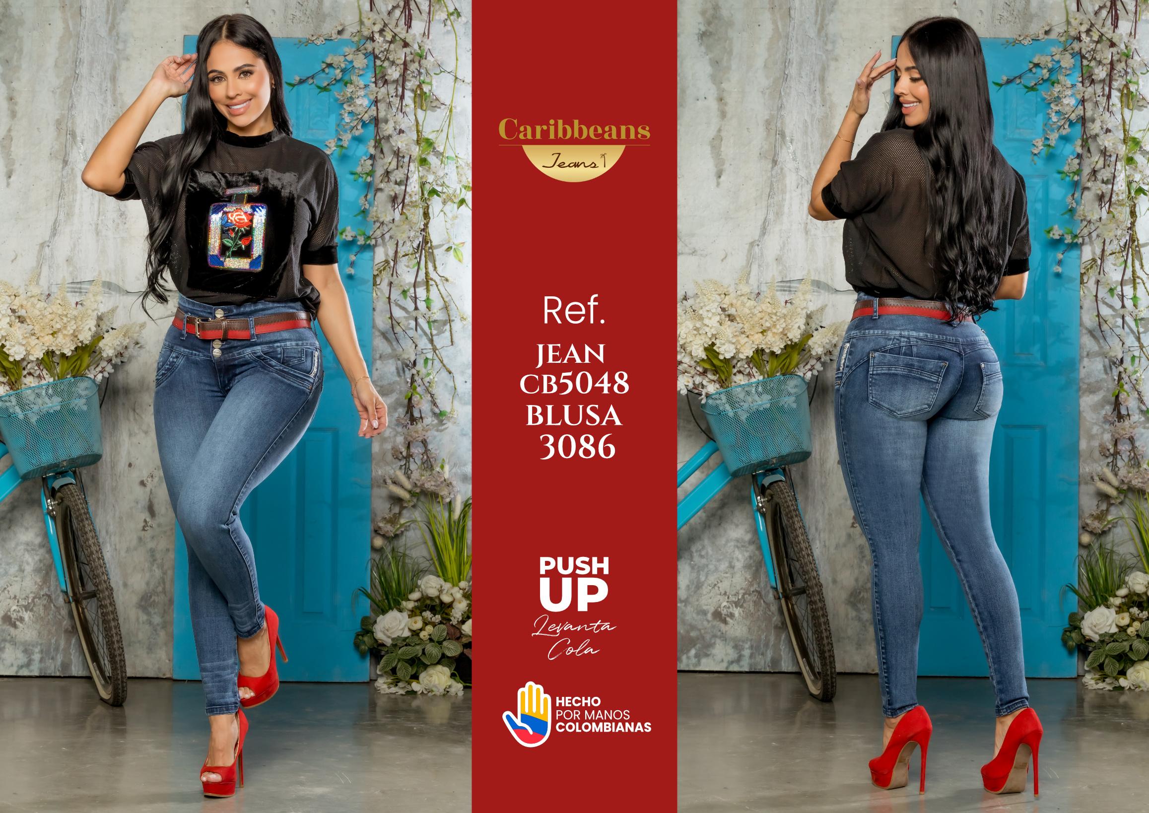 Ref. 041 -CB5048 Jean Levanta cola de moda - Ropa Colombiana