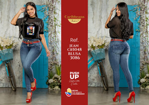 Ref. 041 -CB5048 Jean Levanta cola de moda - Ropa Colombiana