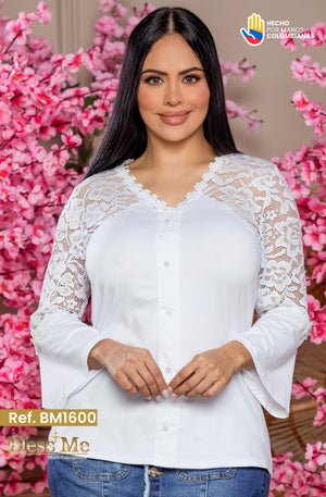 Ref. 058 -BM1600 Blusa colombiana - Ropa Colombiana