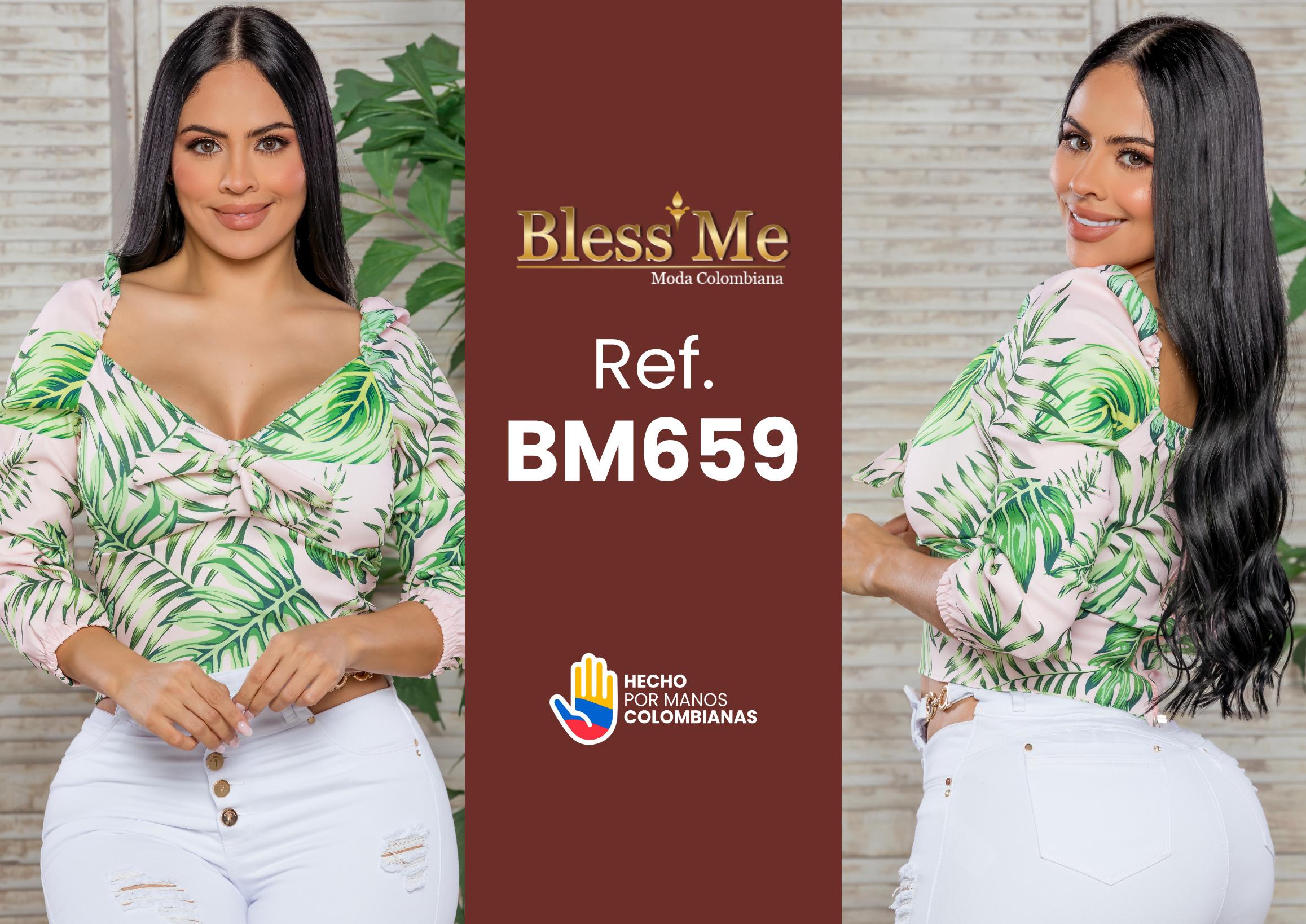 Ref. 082 -BM659 Blusa colombiana - Ropa Colombiana