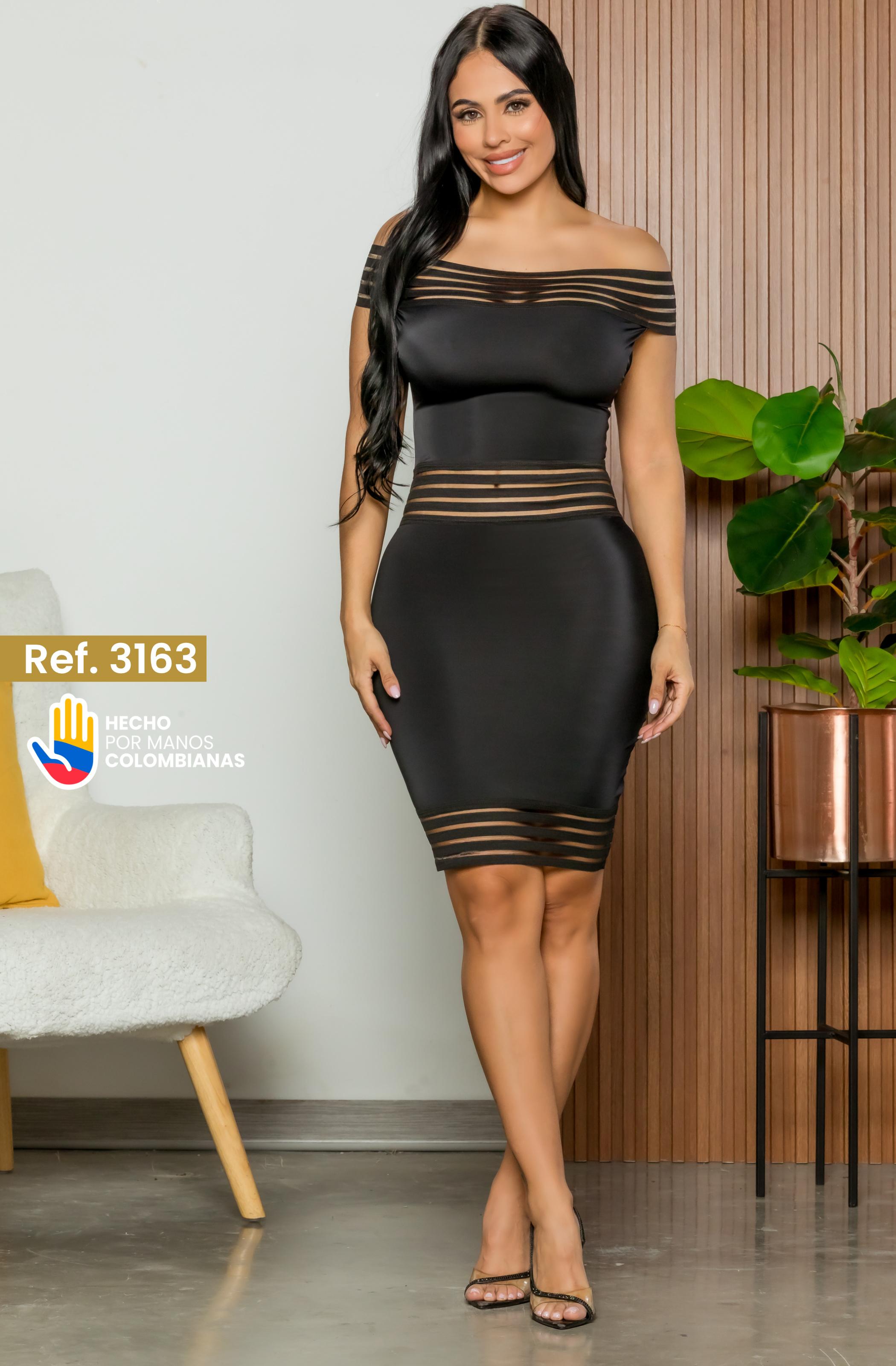 Ref. 004 -3163 Vestido de fiesta colombia - Ropa Colombiana