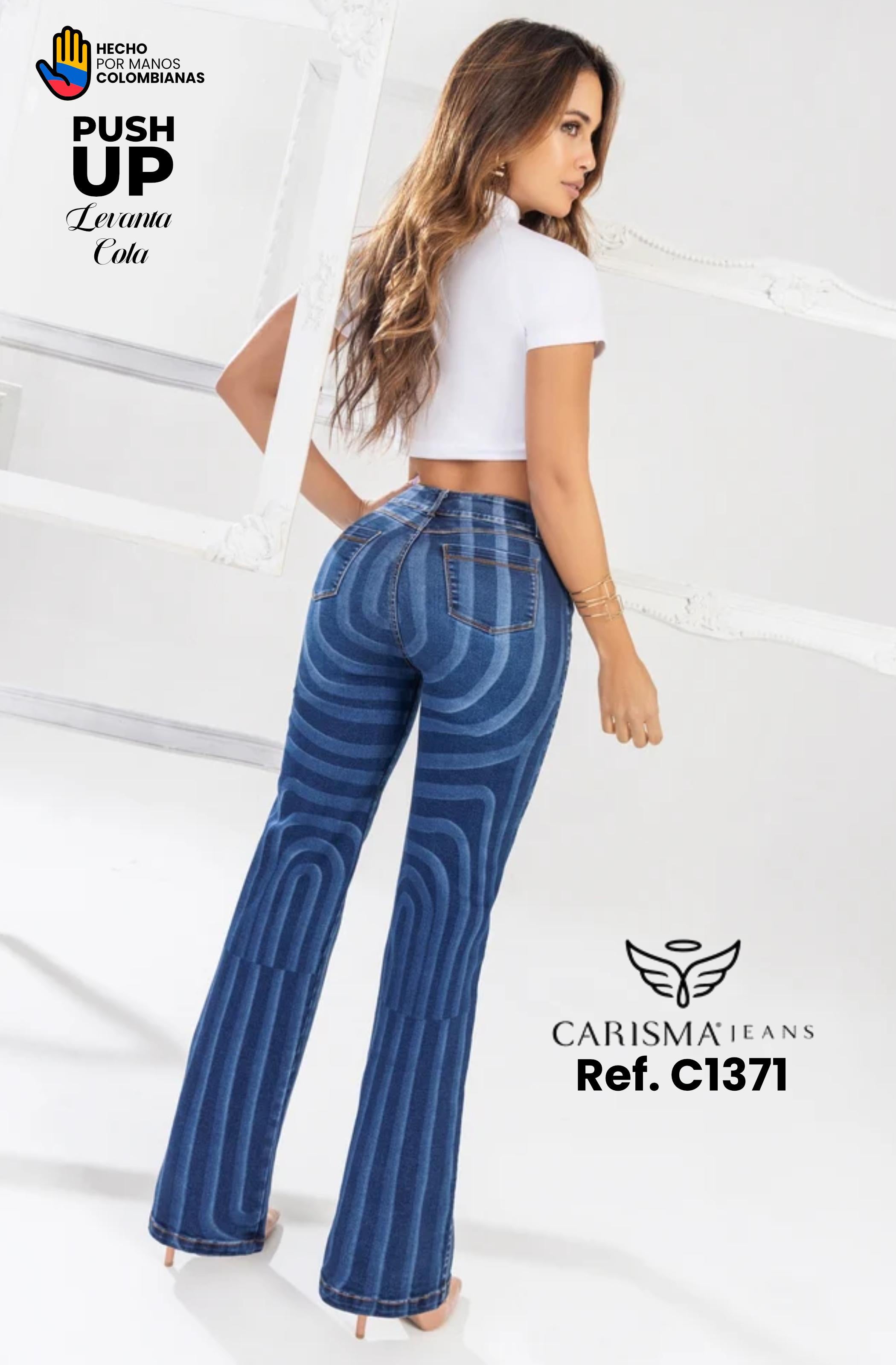 Ref. 070 -C1371 PANTALÓN JEANS CON BOLSILLOS