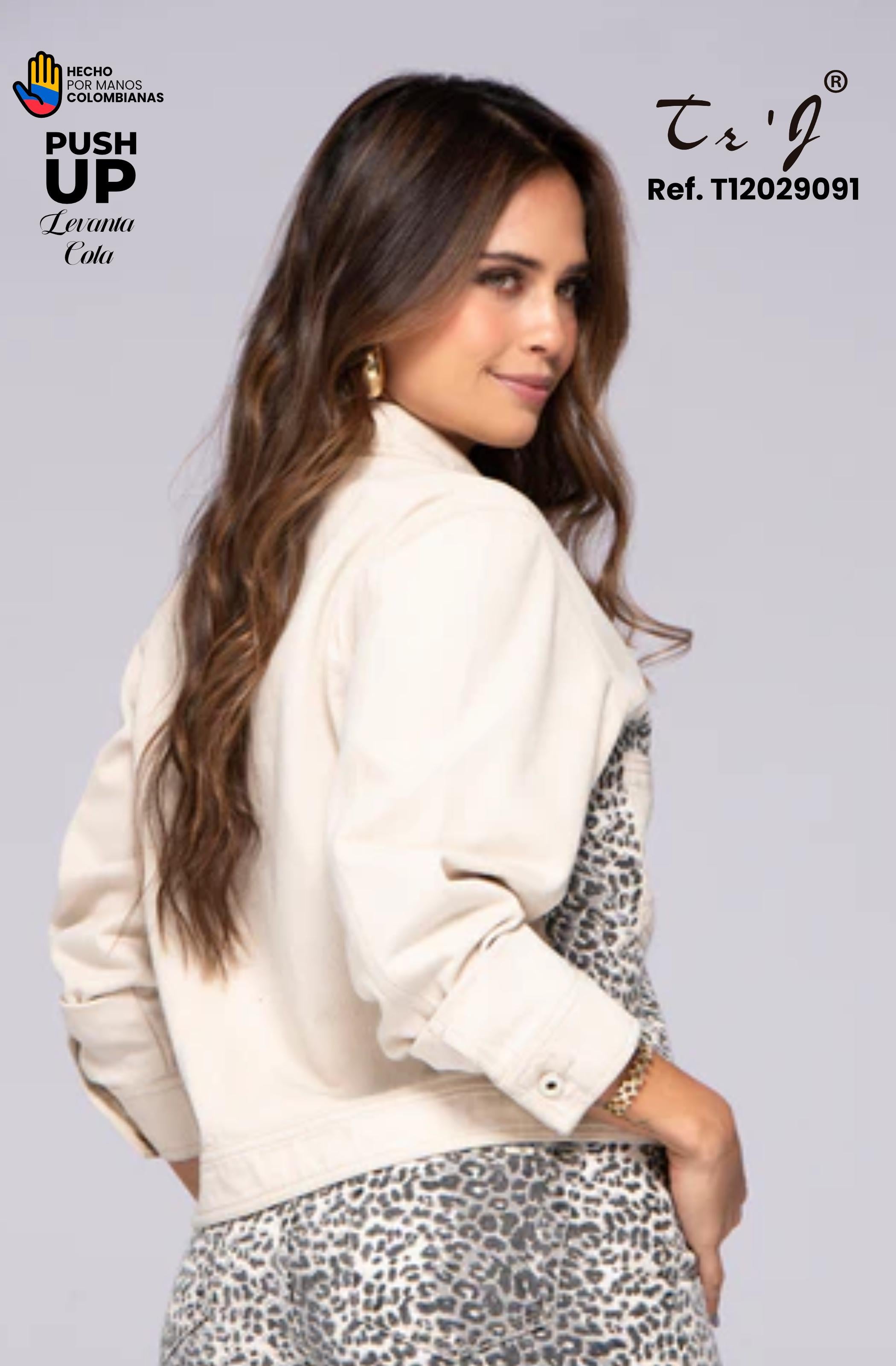 Ref. 033 -T12029091 CONJUNTO COLOMBIANO ANIMAL PRINT - Ropa Colombiana