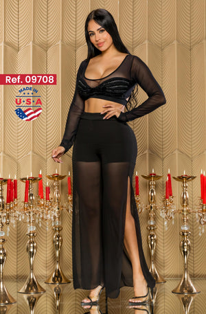 Ref. 003 -09708 PANTALÓN ELEGANTE DAMA - Ropa Colombiana