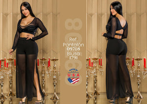 Ref. 003 -09708 PANTALÓN ELEGANTE DAMA - Ropa Colombiana