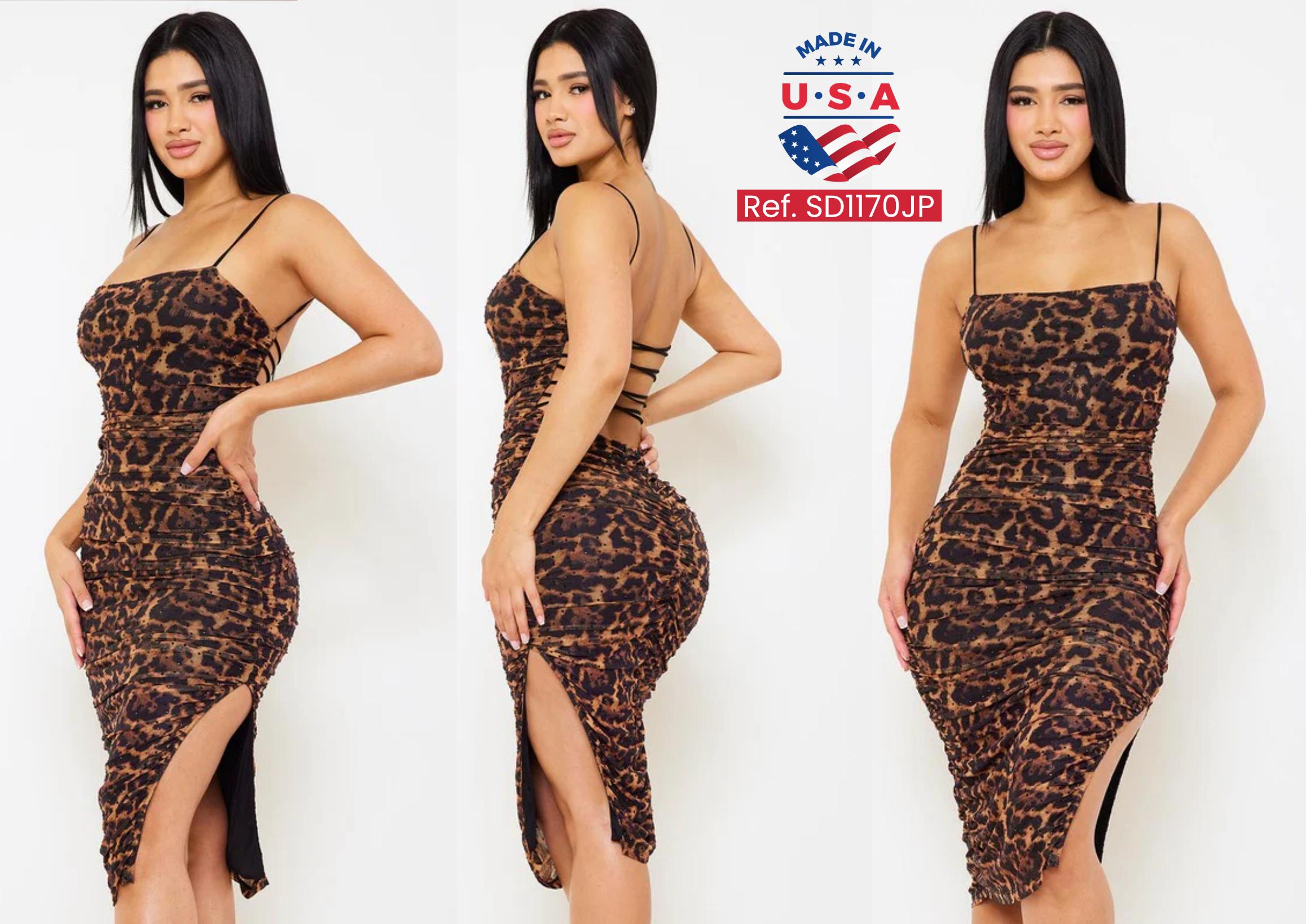 Ref. 003 -SD1170JP Vestido de Fiesta Corto - Ropa Colombiana