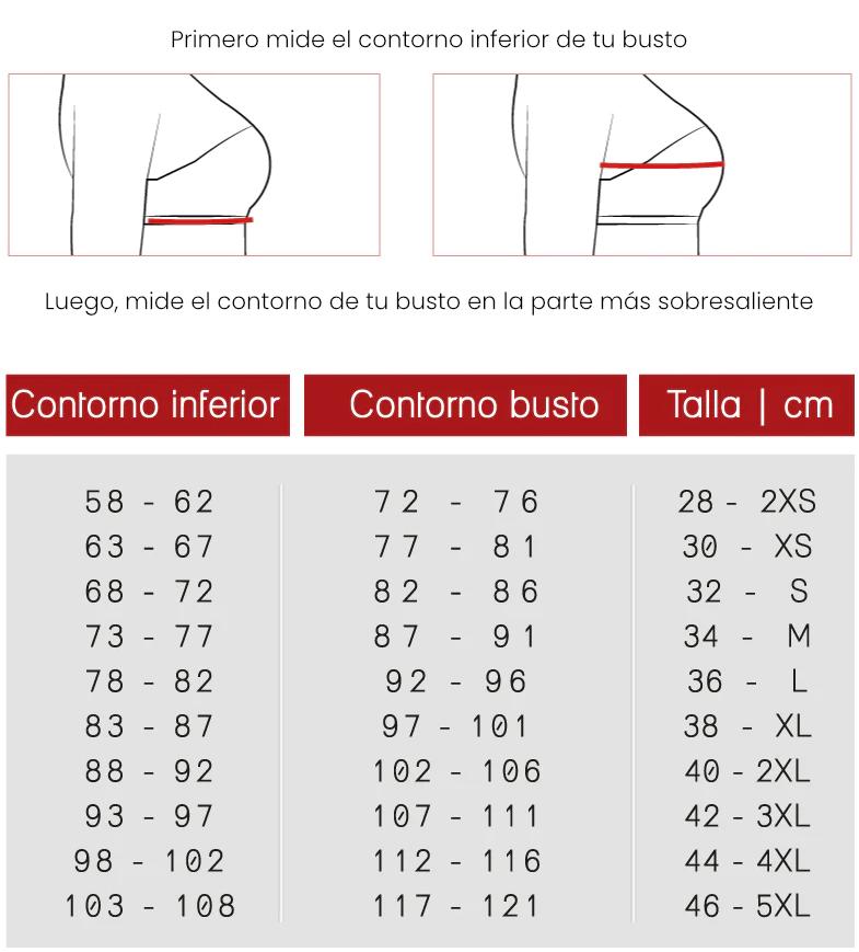 Ref. 019 -9000 Banda Ajustable De Senos - Ropa Colombiana